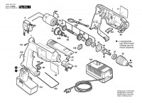 Bosch 0 601 933 727 Gbm 9,6 Ves-3 Cordless Drill 9.6 V / Eu Spare Parts